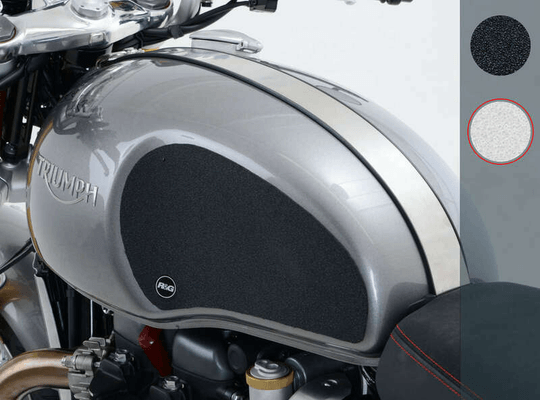 Pièces Quad & Motos - Equipement véhicule - Kit grip de réservoir R&G RACING 2 pièces translucide Triumph Thruxton/Thruxton R