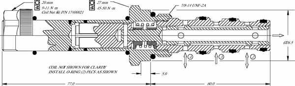 Pièces agricoles - Hydraulique - Valve 4/2 SV10-24-01-00-00-B