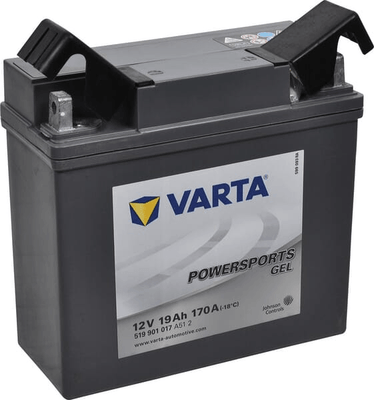 Pièces agricoles - Eclairage - Batterie 12V 19Ah 170A Sports motorisés Gel VARTA