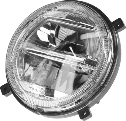 Pièces agricoles - Eclairage - Phares LED, 22/21 W, ronds, 9-36 V, Ø140 mm, feux de route/feux de croisement, connecteur H4, paire, Kramp