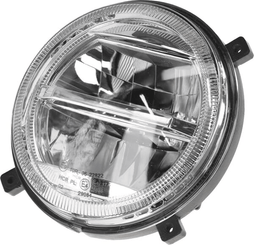 Pièces agricoles - Eclairage - Phares LED, 22/21 W, ronds, 9-36 V, Ø140 mm, feux de route/feux de croisement, connecteur H4, paire, Kramp