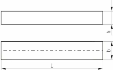 Pièces agricoles - Fasteners - Clavette 10 x 10 x 36