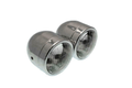 Double optique BIHR universel Ø90mm chromé