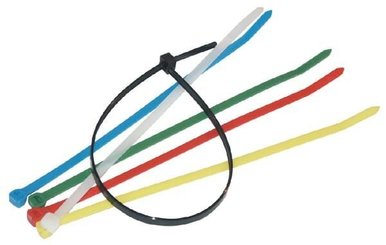 Pièces agricoles - Fasteners - Collier de serrage 4,8 x 370 mm, blanc, 100 pièces