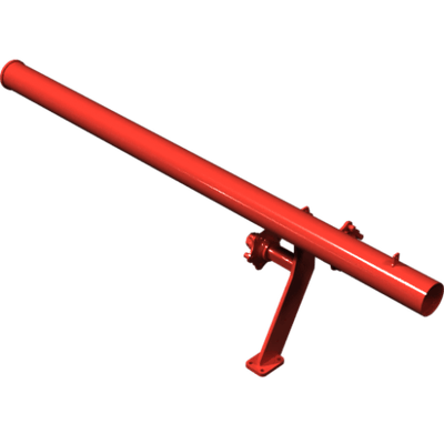 Pièces agricoles - Pièce divers - Bras double gauche soudé -peint-