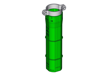 Materiels - Accessoires 0Kg-5Kg - PROTECTION VERTE POTEAU TREFLE D.102MM COMPLETE