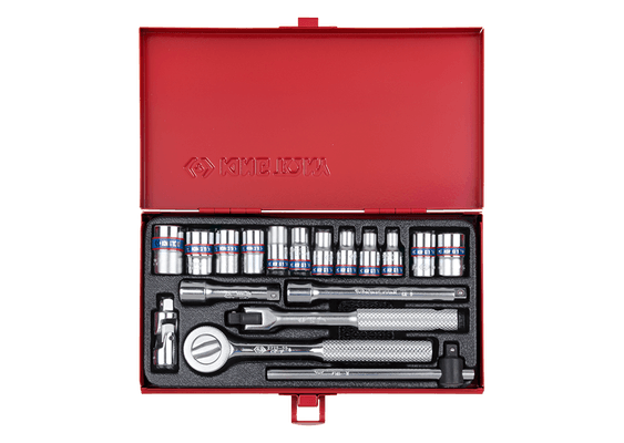 Outils - Outils divers - Coffret de douilles et accessoires 1/4" 6 pans 12 pièces