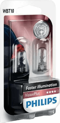 Pièces agricoles - Eclairage - Ampoule 12V 6W WBT10 W2,1x9,5d