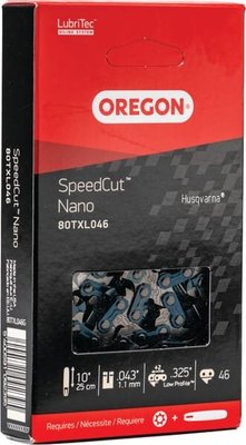 Pièces agricoles - Jardin et forêt pièce adaptable - Chaîne de scie .325, 46 DL, 10" Speedcut™ Nano, Oregon