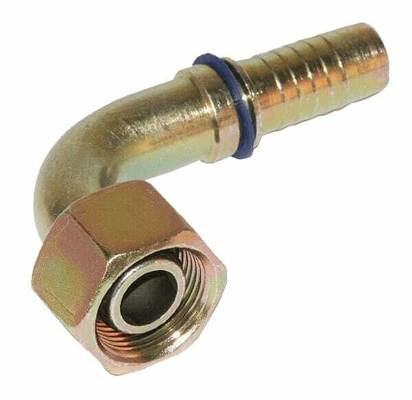 Pièces agricoles - Hydraulique - Raccord à sertir DN08-M18x150-10S 90°