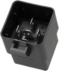 Pièces agricoles - Eclairage - Mini relais 12V, inverseur, 30/40A, avec résistance, avec cadre et support enfichable