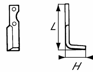Pièces agricoles - Travail du sol - Lame de fraise g. Maletti