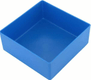 Bac bleu 108x108x45mm polypropylene, Hünersdorff