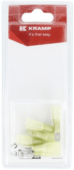Pièces agricoles - Eclairage - Cosse plate mâle, jaune 6,3x0,8mm - 4,0-6,0mm² (6)