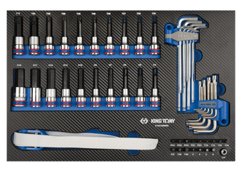 Outils - Outils divers - Module mousse + PP douilles 1/2" et accessoires - 56 pièces