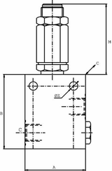 Pièces agricoles - Hydraulique - Clapet de séquence en acier 1/2"