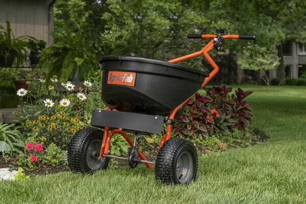 Pièces agricoles - Jardin et forêt pièce adaptable - Épandeur d'engrais avec bouton poussoir 50 kg