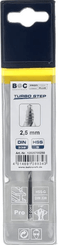 Outils - Outils divers - Foret 2,5 mm HSS-DIN 338-G TURBO STEP
