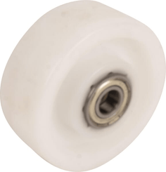 Pièces agricoles - Machines - Roue en polyamide Ø100xØ15x40 avec roulements à billes