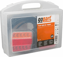 Pièces agricoles - Eclairage - Kit signalisation LED feux arrière câble 7,5 m magnétique