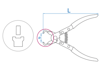 Outils - Outils divers - Pince pour collier de carburant