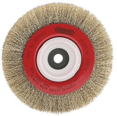 Pièces Quad & Motos - Outillage - Brosse métallique DRAPER fils d'acier Ø150mm