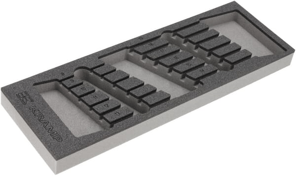 Outils - Outils divers - Insert en mousse pour jeu de clés mixtes à cliquet 12 pcs
