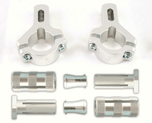 Pièces Quad & Motos - Plastiques - Kit fixation RACETECH pour protège-mains Vertigo Ø22/28,6mm - fixe