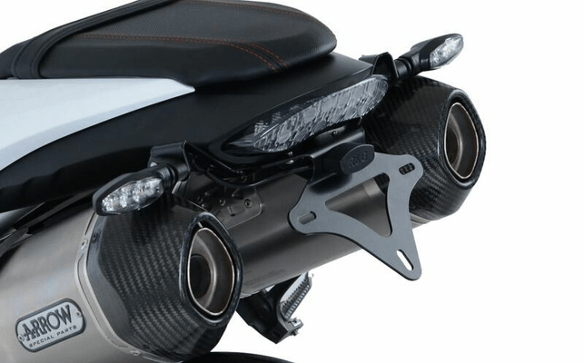 Pièces Quad & Motos - Equipement véhicule - Support de plaque R&G RACING noir Triumph Speed Triple