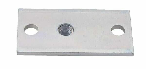 Pièces agricoles - Hydraulique - Plaque a visser simple