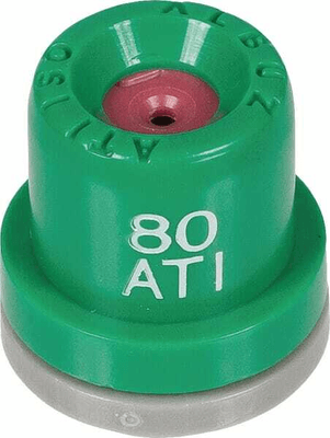 Pièces agricoles - Pièce Pulvérisateur - Buse à injection d'air à cône creux ATI 80° 15 vert céramique Albuz