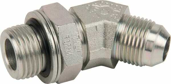 Pièces agricoles - Hydraulique - Adaptateur MJ 3/4-MG 1/2 CYL 45°