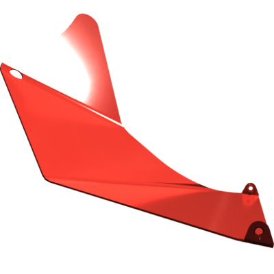 Pièces agricoles - Pièce divers - Couvercle arrière rouge