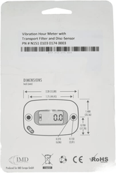 Pièces agricoles - Moteurs pièce adaptable - Compteur de vibrations, avec filtre de transport
