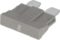 Fuse standard blade 80V 2A grey pack 10x Kramp