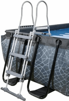 Loisirs - Jouets - Piscine pierre 540x250 cm + toit et pompe avec filtre à sable
