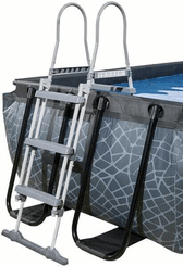 Loisirs - Jouets - Piscine pierre 540x250 cm + toit et pompe avec filtre à sable