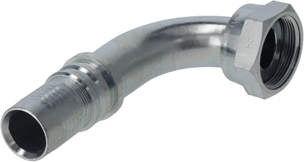 Pièces agricoles - Hydraulique - Raccord à sertir 4SH-DN40-1,7/8" ORFS-90°