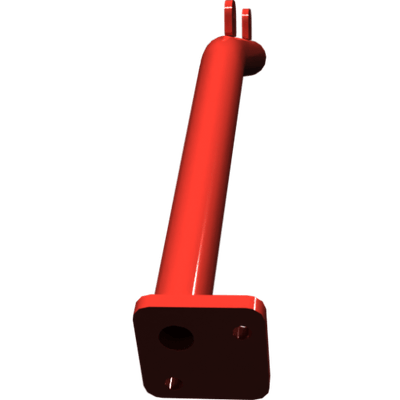 Pièces agricoles - Pièce divers - support de tuyau soudé -peint-