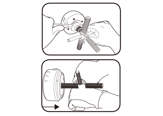 Outils - Outils divers - Extracteur pour volant moteur motos