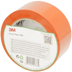 Chimie - Chimie divers - Ruban de vinyle 764, orange, 50 mm x 33 M