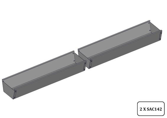 Accessoires et options matériel  - Matériel d'élevage - autre - AUGE METALLIQUE POUR CORNADIS VEAU 8P. (fin de vie)
