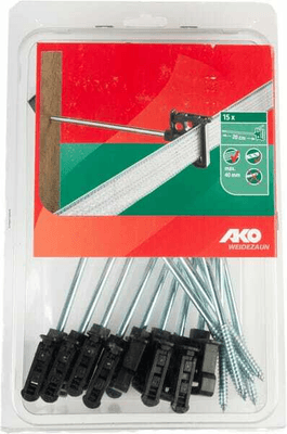 Pièces agricoles - Cloture,Jardin & Sylviculture - Isolateurs Maxi Tape (x15)