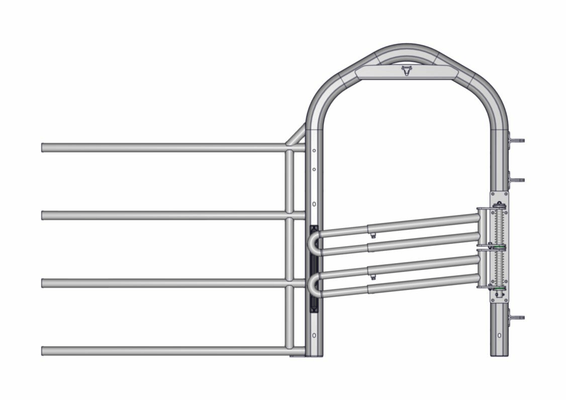 Accessoires et options matériel  - Matériel d'élevage - autre - AVANT EX4 PASSAGE WESTERN AVEC PORTILLON ANTI RETOUR DOUBLE