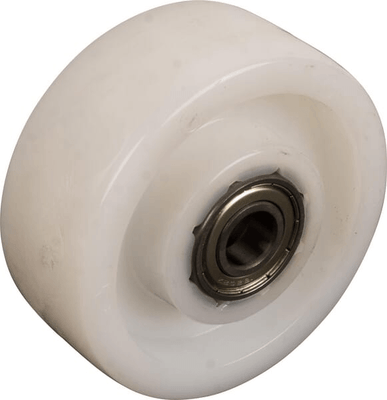 Pièces agricoles - Machines - Roue en polyamide Ø100xØ15x40 avec roulements à billes