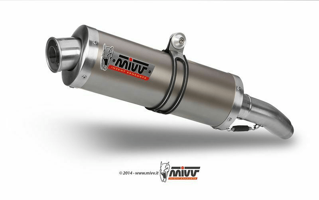 Pièces Quad & Motos - Pièces communes - Silencieux double MIVV Oval Classic inox Yamaha TDM900