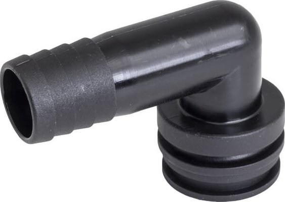 Pièces agricoles - Pièce Pulvérisateur - Raccord à fourche, femelle 90° AF3, embout de tuyau 20 mm