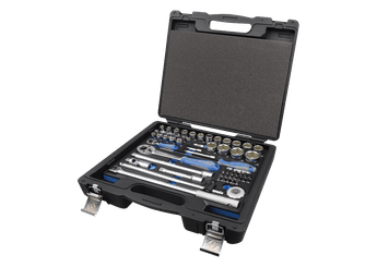 Outils - Outils divers - Coffret de douilles et accessoires1/4"et1/2" 6 pans EVAWAVE - 60 pcs