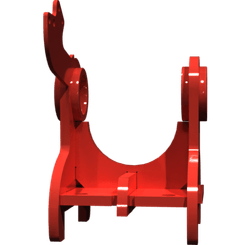 Pièces agricoles - Pièce divers - Support de tendeur RS peinte