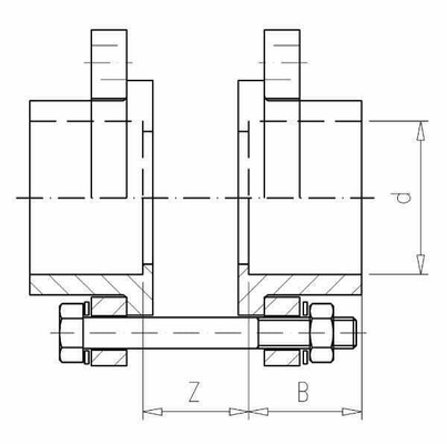 Pièces agricoles - Hydraulique - Kit pour clapet 125x125 / DN125